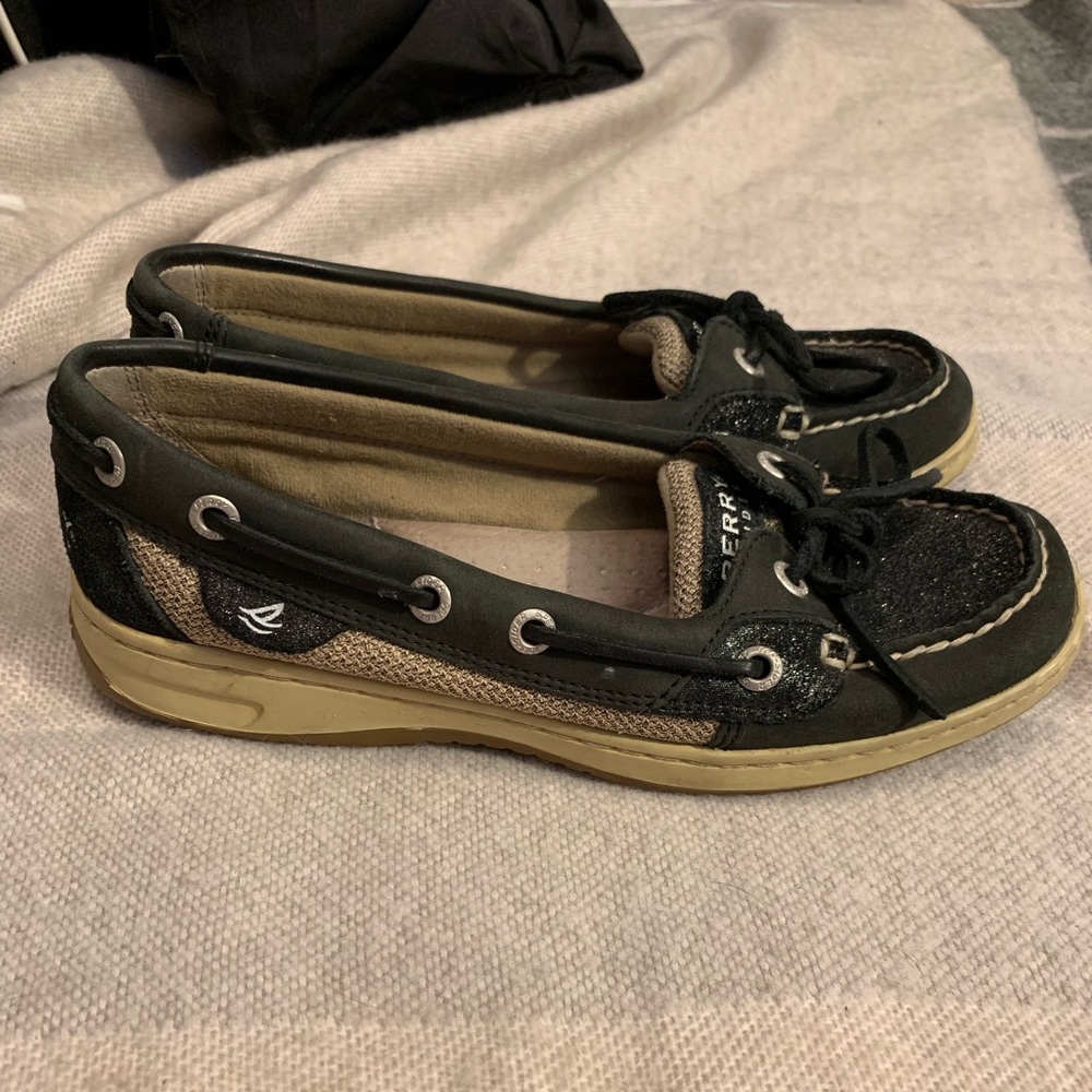 Sperry Top-Sider Black and Tan Boat shoes!
